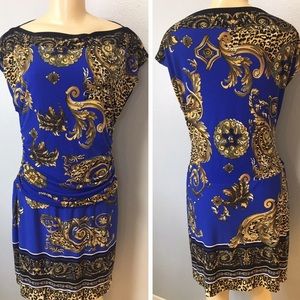 *TIGER QUEEN* Intermission | Blue Leopard Dress